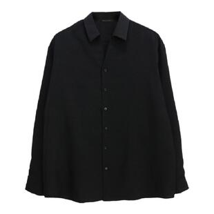 碧舍春夏新款薄款衬衫男流行韩风潮流设计感男士绸缎冰丝白色衬衣