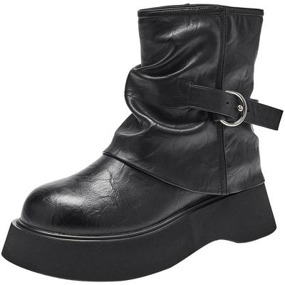 热风2025年冬季新款女时尚休闲靴