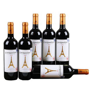 法国卡斯特原装进口巴黎之光chateau干红葡萄酒红酒整箱品牌正品