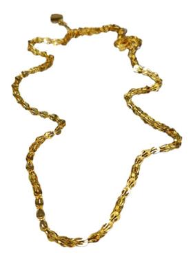 HuoTing钛钢高保色项链防过敏