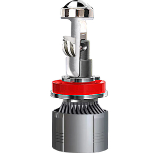 透镜led大灯9006h7近光h3h8h11h16雾灯h1远9012h4双光激光前灯泡