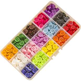 满38省邮不织布手工diy辅料布偶配件艺儿童糖果色树脂塑料木扣子