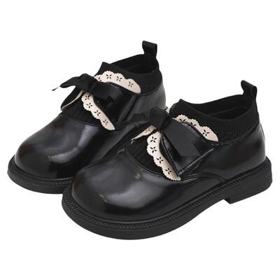 女童鞋子加绒公主鞋儿童皮鞋小女孩洋气单鞋2026春秋新款软底童鞋