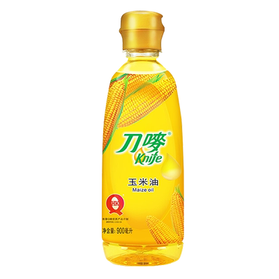 刀唛玉米油900ml压榨小瓶植物油
