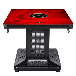 烤火炉取暖桌电暖桌家用正方形电暖炉子四面取暖器多功能烤火桌