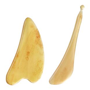 初心天然白羊角刮痧板脸部面部专用眼部刮脸提拉拨筋棒女全身通用