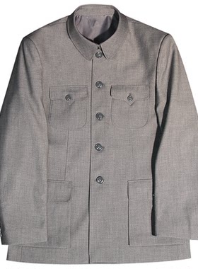 新品2026春秋民族服装男中年翻领