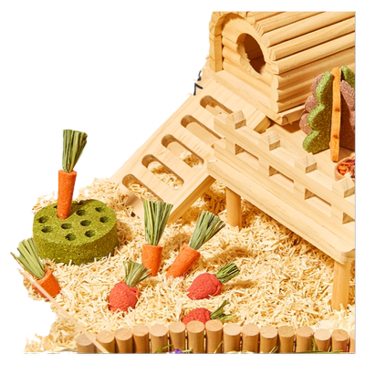 仓鼠零食磨牙兔子胡萝卜造景玩具