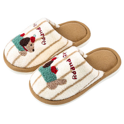 儿童棉拖鞋男童女童冬季2025新款室内宝宝小朋友男孩家居毛毛拖鞋