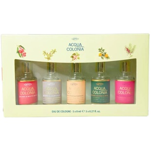 4711套装清新花果香古龙香水红橙罗勒荔枝白薄荷8mlQ香