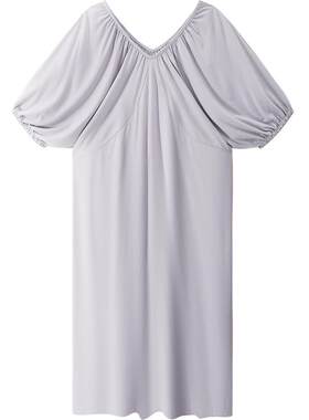 思篇铜氨丝夏季家居服睡裙连衣裙