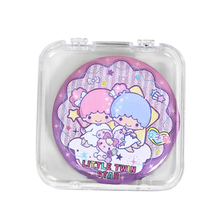 吧唧收纳盒75mm单个透明亚克力谷美徽章托展示架文玩手串保护盒