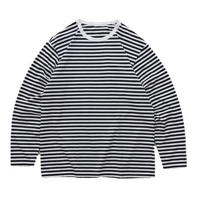 NANAMICA日产复古条纹圆领T恤