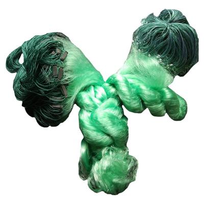 三层加重绿色柔软丝鱼网沉网粘网