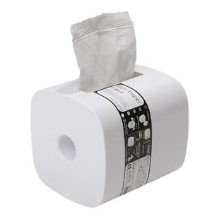 日本进口卷纸筒厕所家用车载两用卫生纸巾盒免打孔客厅厨房收纳