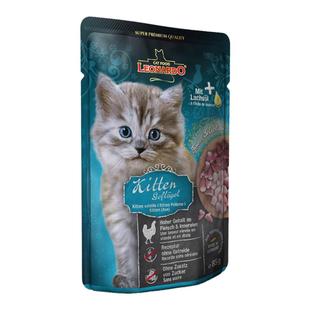 德国Leonardo小李子猫罐头无谷主食成猫幼猫餐包湿粮猫咪零食85g