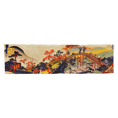 日式风景寿司店暖帘吧台专用布帘家用厨房餐厅隔断布艺门帘可定制