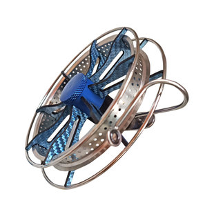 八卦轮手拨轮超轻谷麦轮高速盘车轮碳纤改装溪流放流轮筏钓微铅轮