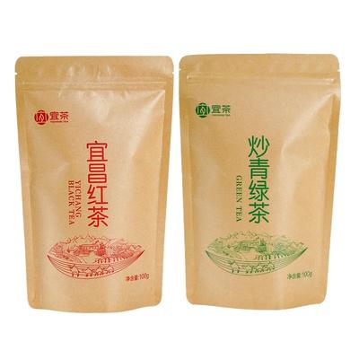 高山绿茶红茶100g袋装口粮茶