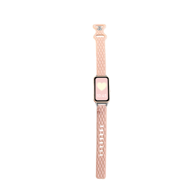 【新款皮纹硅胶】psnld华为手环