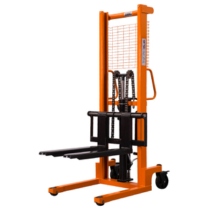 诺佳手动升高车2/3吨搬运车升降堆高车手推装卸车高品质地牛叉车