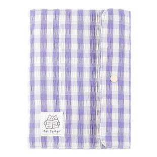 NOTE FOR a6per活页布面手帐套装《猫咪格子铺》a6活页手账本2026活页本a5手帐本活页笔记本可拆卸替芯