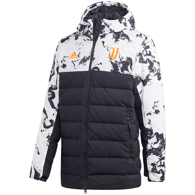 阿迪达斯尤文皇马羽绒服正品服马