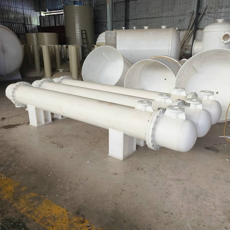 PP冷凝器换热器pp降膜PP吸收塔物料降卧式膜吸收器腐蚀性冷凝器