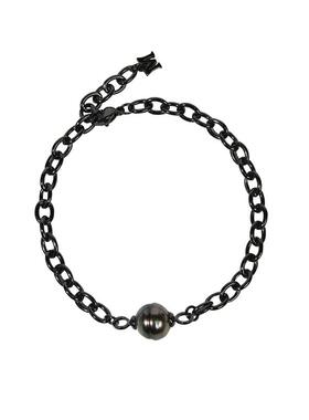 海水大溪地黑珍珠巴洛克手链男士