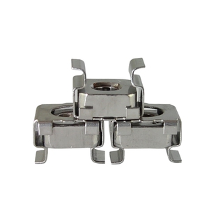 卡式螺母泰展304不锈钢和201不锈钢浮动螺母 笼式螺母 包铁皮螺帽