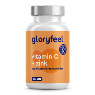 GloryFeel德国缓释维生素C+锌胶囊365粒