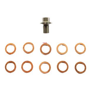 适用于本田CB650R改装不锈钢磁性放油螺丝CB750磁吸机油螺丝