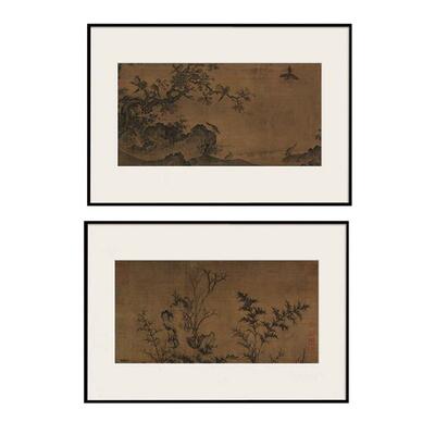 客厅新中式可装饰画国画艺术小众