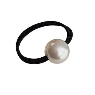 低丸子头发饰珍珠头绳女2025新款高级感发绳扎头发橡皮筋发圈头饰