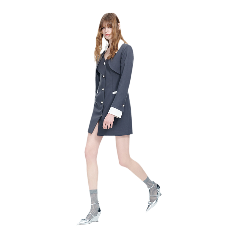格蕾少女学院马甲连衣裙
