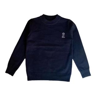 男童毛衣中大童圆领打底衫儿童针织衫2025新款春秋季纯棉线衣童装