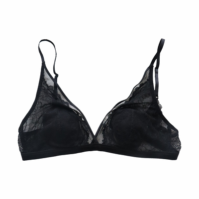 【蕾丝小耳朵】常呵护超薄显瘦蕾丝兔耳朵桑蚕丝大胸显小透气内衣