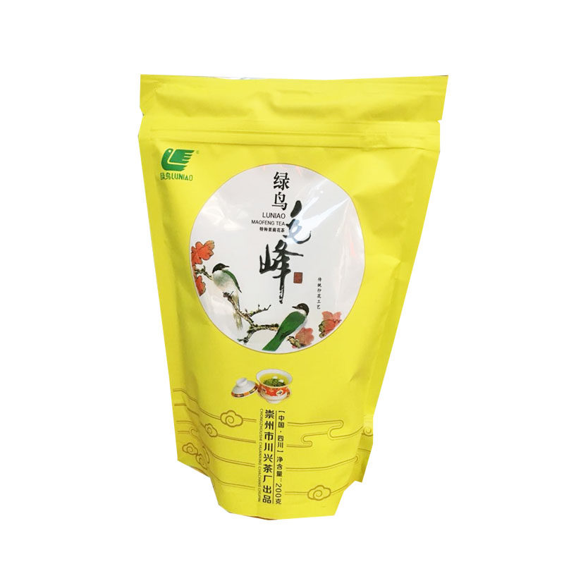 包邮绿鸟炒青绿茶毛峰川兴茶