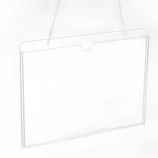 亚克力卡槽a4插槽透明展示牌a5双层卡套卡盒插纸盒子亚克力板定制插框职务卡牌广告宣传框营业执照框架定制