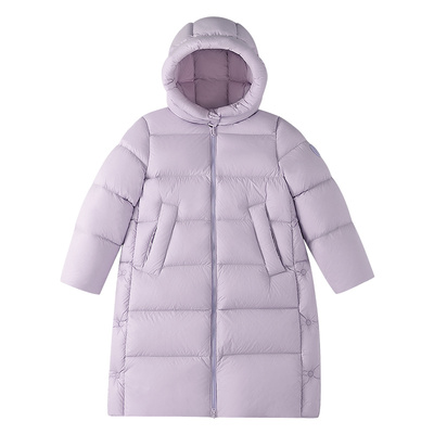 安奈儿童装男童女童加长款羽绒服2025冬新款三防保暖休闲加厚