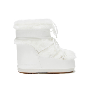 Moon Boot经典款男女同款不分左右多色ICON人造皮毛低帮雪地靴