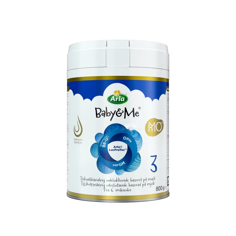 Arla宝贝与我5HMO极光蓝罐奶粉