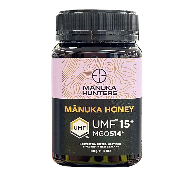 新西兰直邮MANUKA HUNTERS纯麦卢卡蜂蜜UMF15+20+500g 天然蜂蜜