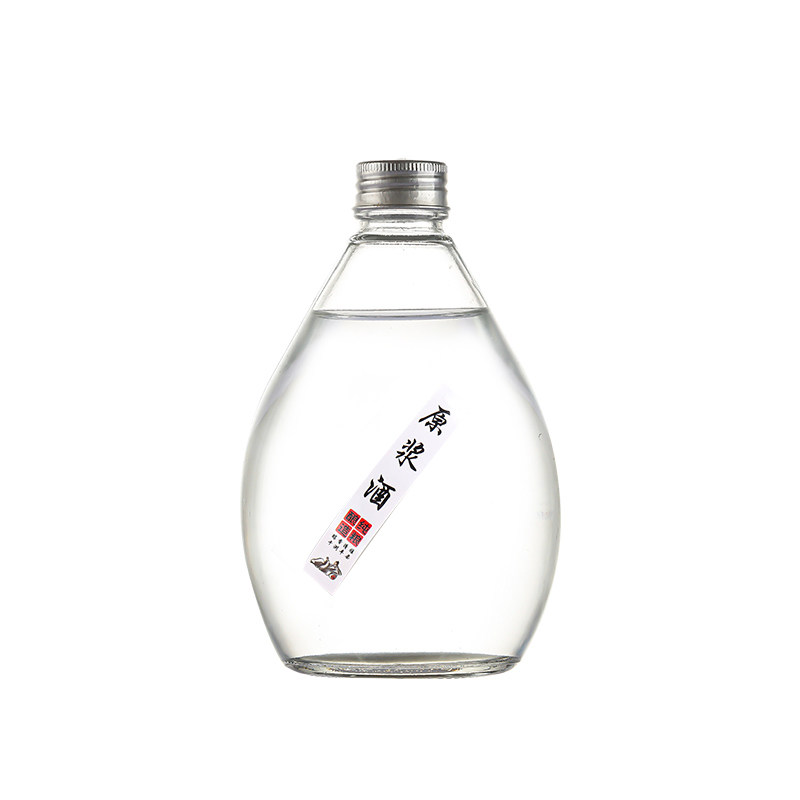 玻璃白酒瓶饮料果酒瓶自酿果酒分装酒瓶二两玻璃小酒瓶空瓶一斤装