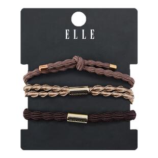 ELLE高弹力细发圈女扎马尾橡皮筋头绳发绳头饰发饰不勒发送礼礼盒