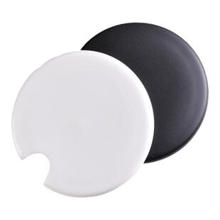 磨砂陶瓷杯盖带勺孔水杯马克杯防尘防漏盖子密封宿舍家用耐高温