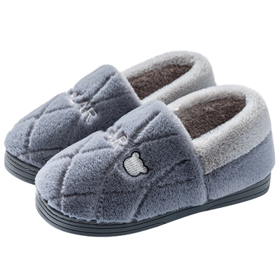 男士包跟棉拖鞋男款秋冬季室内家用加绒保暖家居防滑棉鞋冬天外穿