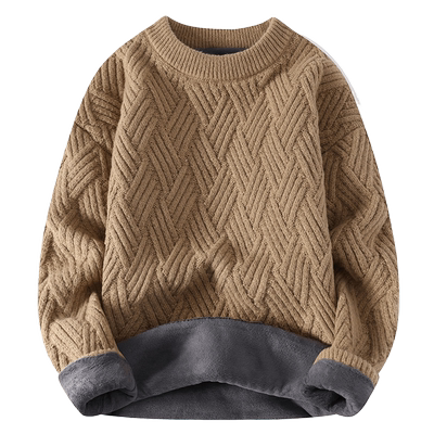 毛衣男士秋冬季加绒加厚保暖
