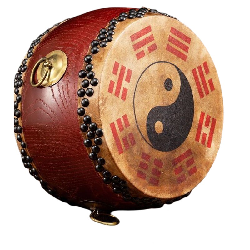 正宗白茬鼓椿木黄牛皮鼓大鼓锣鼓道士用实木乐器鼓小鼓堂鼓节奏鼓