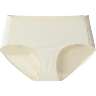 tutuanna中腰内裤女kiraku系列纯色舒适无痕透气会棉裆女士三角裤